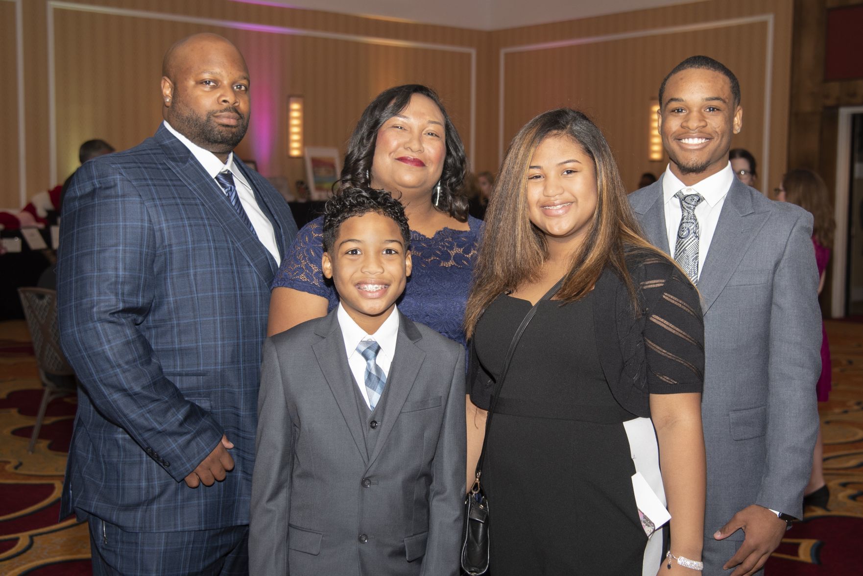 A.J., Stacey and Marcel Parks, Monte and Mone Montgomery